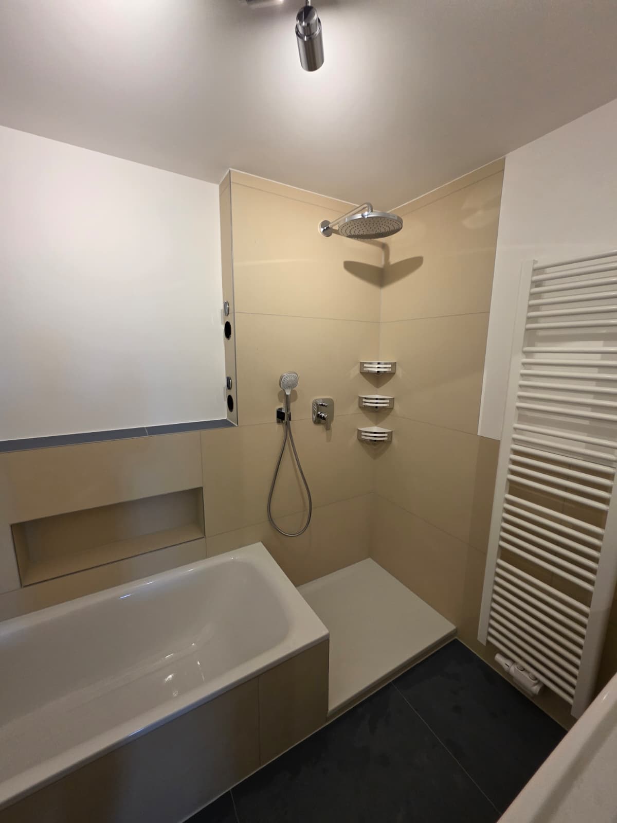 Badsanierung mit Walk-in-Dusche in Augsburg